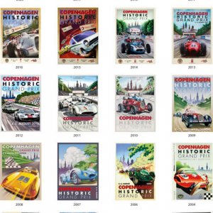 CHGP Plakatpakke 1996-2024 (24 plakater)