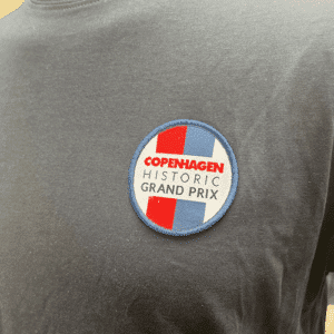 CHGP T-shirt med vævet mærke (Navy)