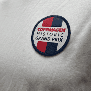 CHGP T-shirt med vævet mærke (Hvid)