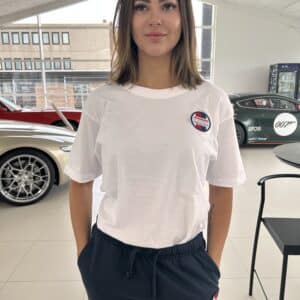 CHGP T-shirt med vævet mærke (Hvid)