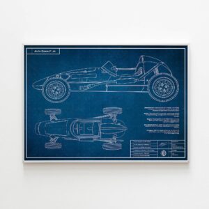 LIMITED EDITION Alfa Dana Fr. J Blueprint-plakat – kun 25 stk.